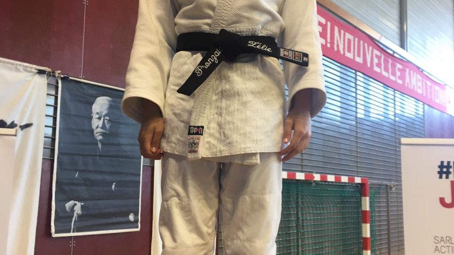 Zélie Pronzato nouvelle ceinture noire du Judo Club d’Antibes
